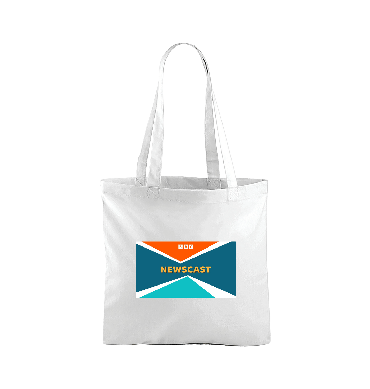 White Printed Bag Front