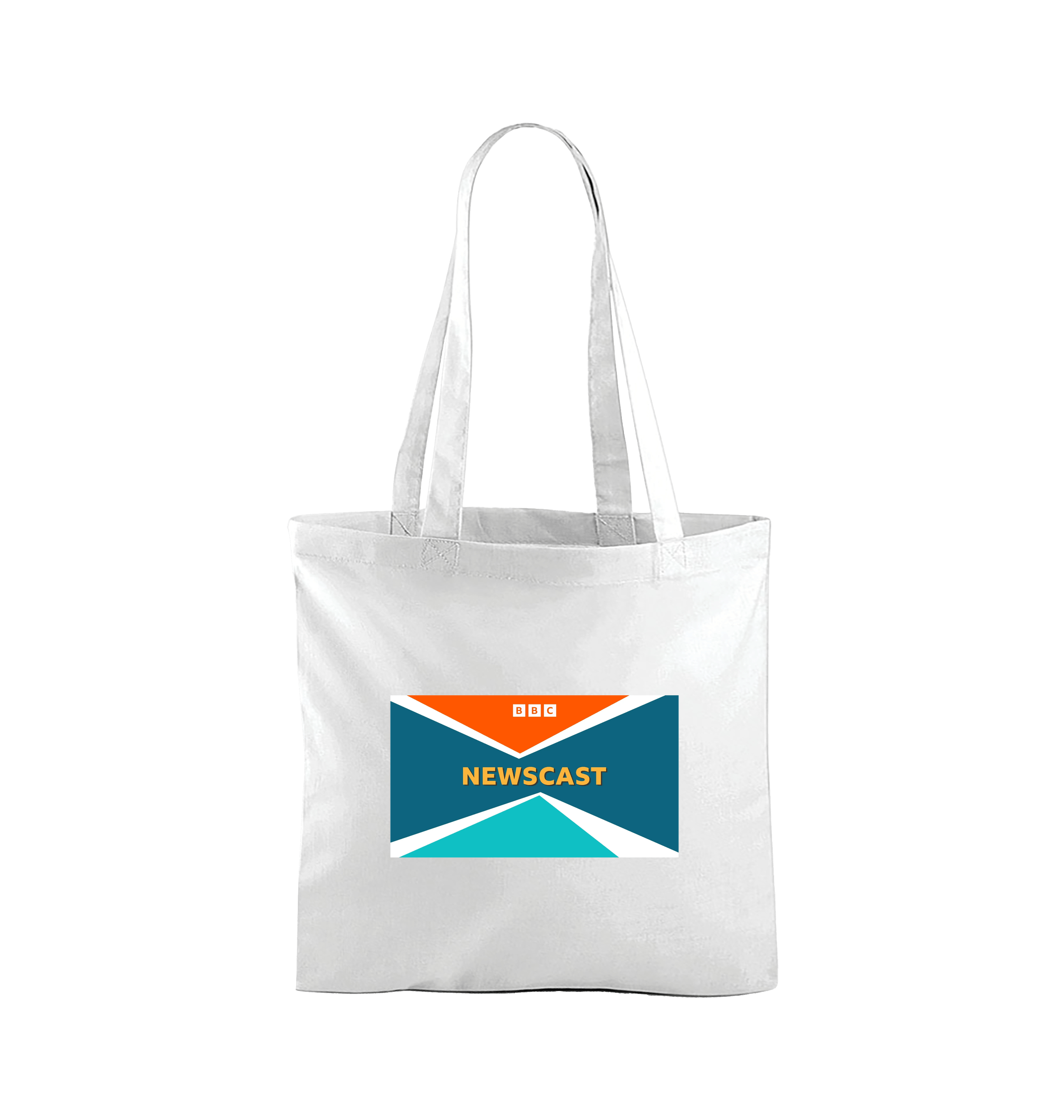 White Printed Bag Front