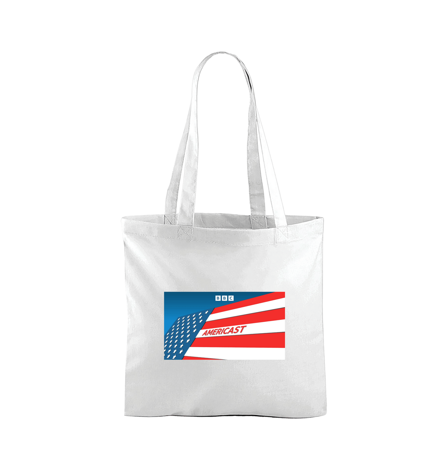 White Printed Bag Front