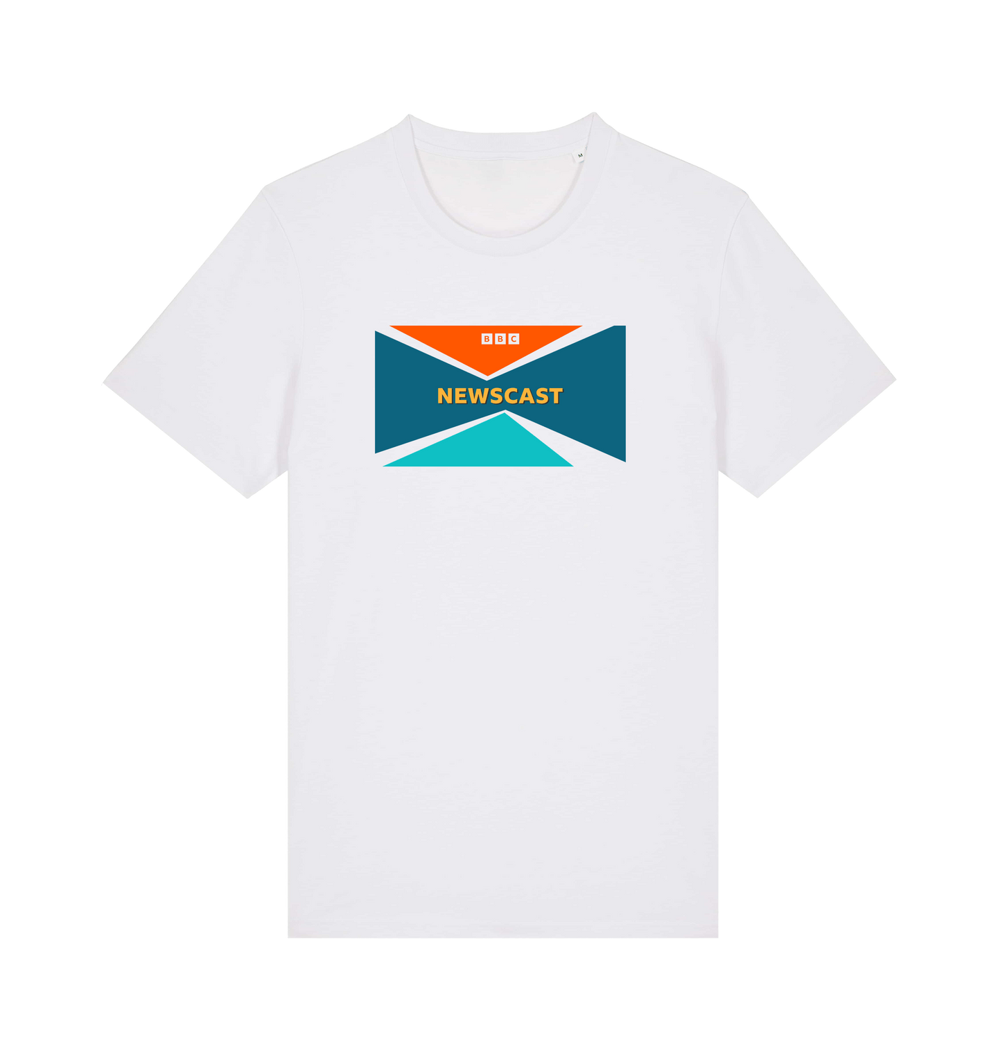 White Printed T-shirt Front
