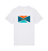 White Printed T-shirt Front